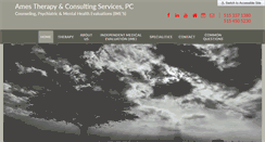 Desktop Screenshot of amestherapy.com